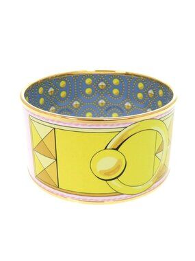 Hermes Enamel Collier de Chiens Bracelet